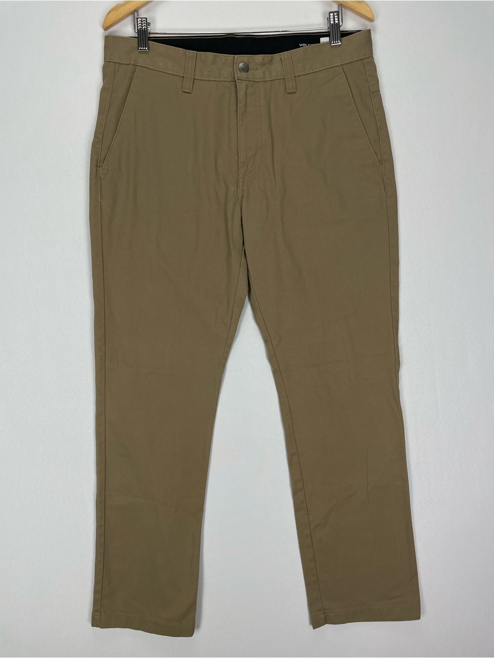 Volcom True To This Chino Pants Men’s 33x32” Brown Straight Leg Cotton Canvas
Ex
